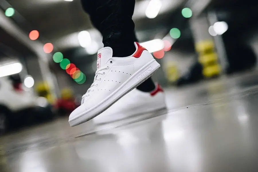 Giày Adidas Originals Stan Smith 'White Red' EF4334 - Ảnh 5