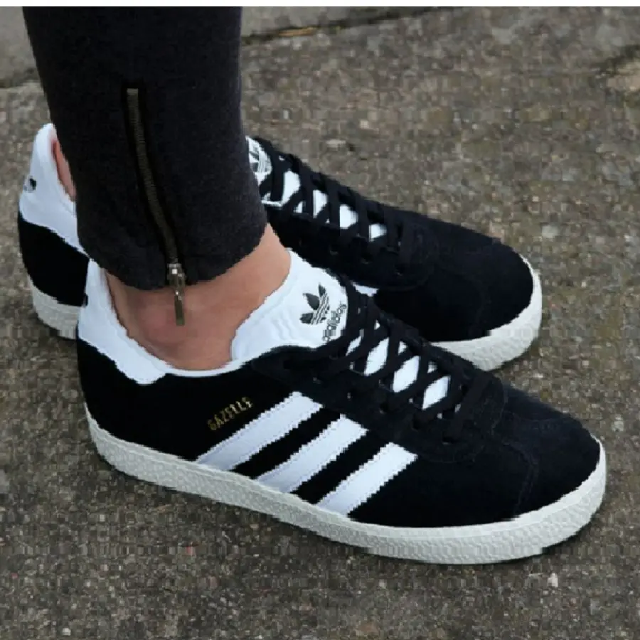 Giày Adidas Gazelle Junior ‘Black White’ BB2502 - Ảnh 3