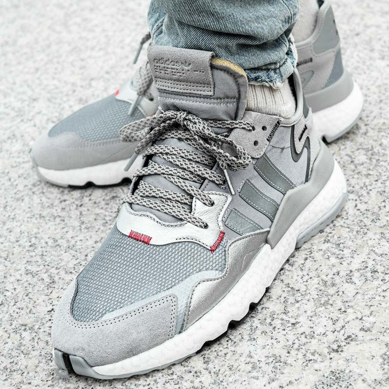 Giày Adidas Nite Jogger 'Silver Metallic' EE5851 - Ảnh 3