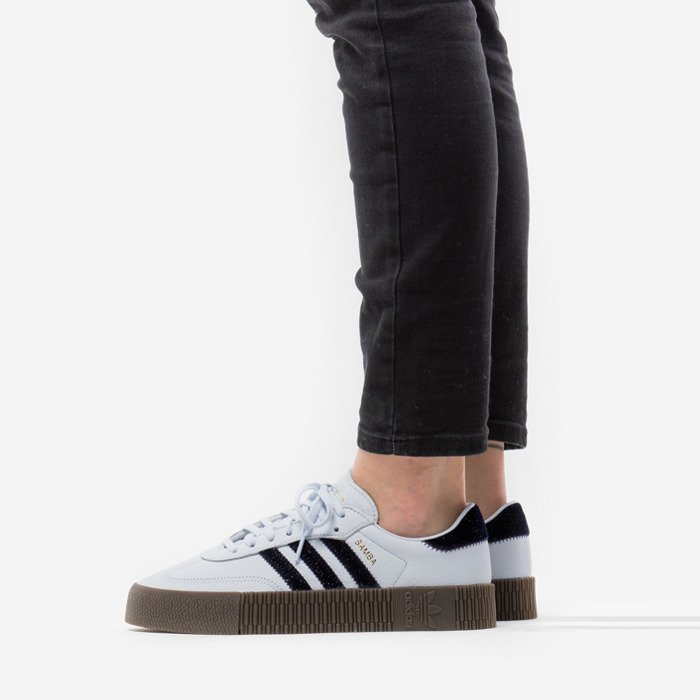 Giày Adidas Wmns Sambarose 'Aero Blue/Gold Metallic' EE4686 - Ảnh 3