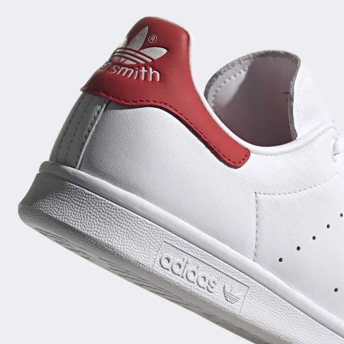Alternative view of Giày Adidas Originals Stan Smith 'White Red' EF4334