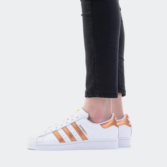 Giày Adidas Wmns Superstar 'White Copper Metallic' FX7484 - Ảnh 3