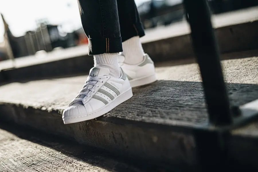 Giày Adidas Wmns Superstar 'White Vapour Green' EE7401 - Ảnh 4