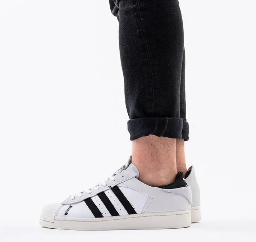 Giày Adidas Superstar WS2 Deconstructed 'Black Stripes' FV3024 - Ảnh 3