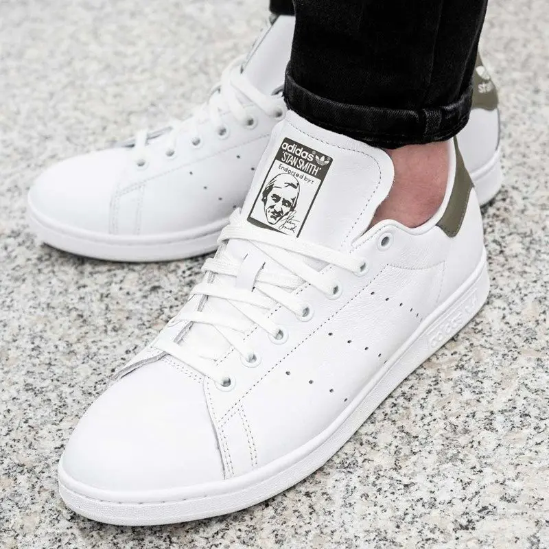 Giày Adidas Stan Smith 'White Trace Cargo' EE5798 - Ảnh 5