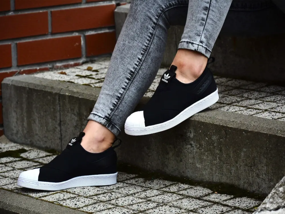 Giày Adidas Superstar Slip-On 'Core Black Cloud White' S81337 - Ảnh 3