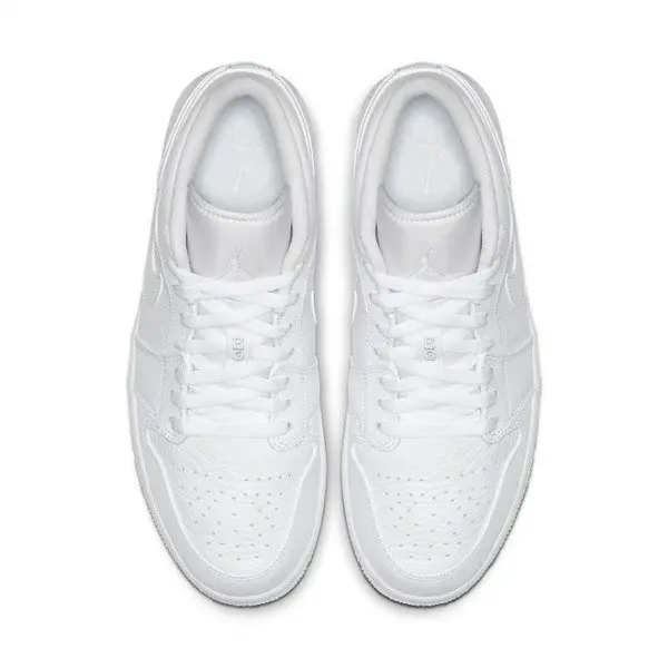 Giày Nike Air Jordan 1 Retro Low 'Pure Platinum' 553558-111 - Ảnh 3