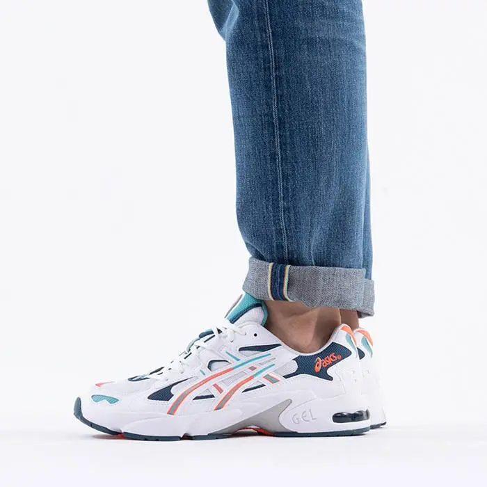 Giày Asics Gel Kayano 5 OG 'White Turq Coral' 1021A280-102 - Ảnh 5