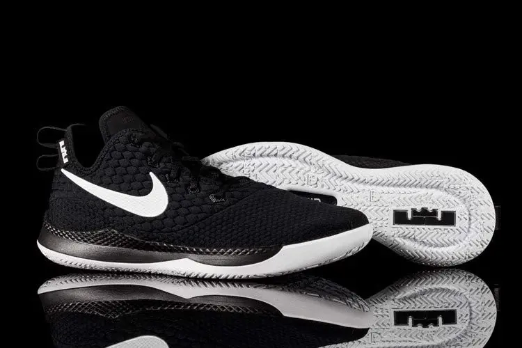 Giày Nike LeBron Witness 3 'Black White' AO4433-001 - Ảnh 4