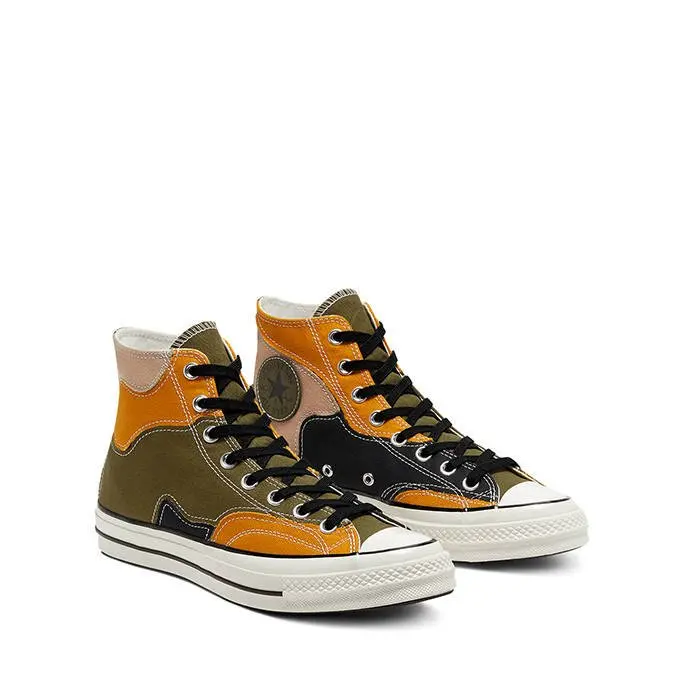 Alternative view of Giày Converse Chuck 70 High 'Dark Moss Black' 168905C