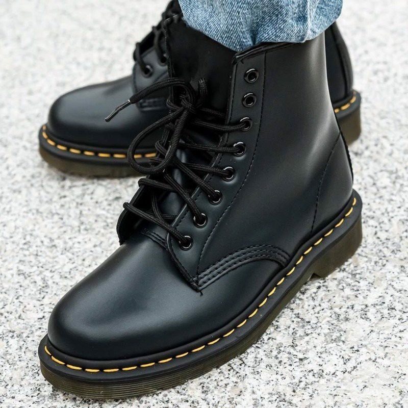 Giày Dr. Martens 1460 Navy Smooth Ankle Boots 10072410 - Ảnh 3