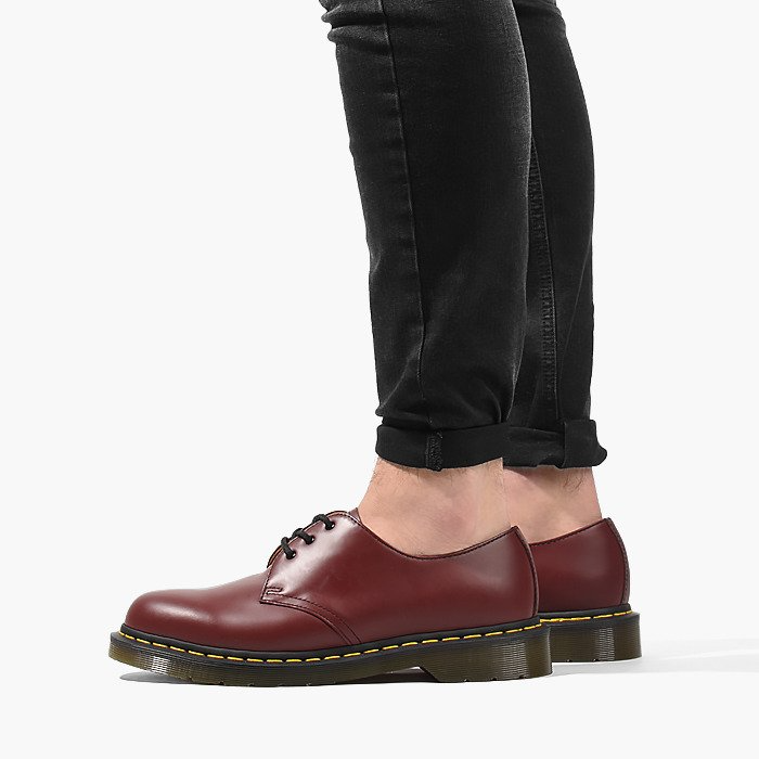 Giày Dr Martens 1461 59 'Cherry Red' 10085600 - Ảnh 2