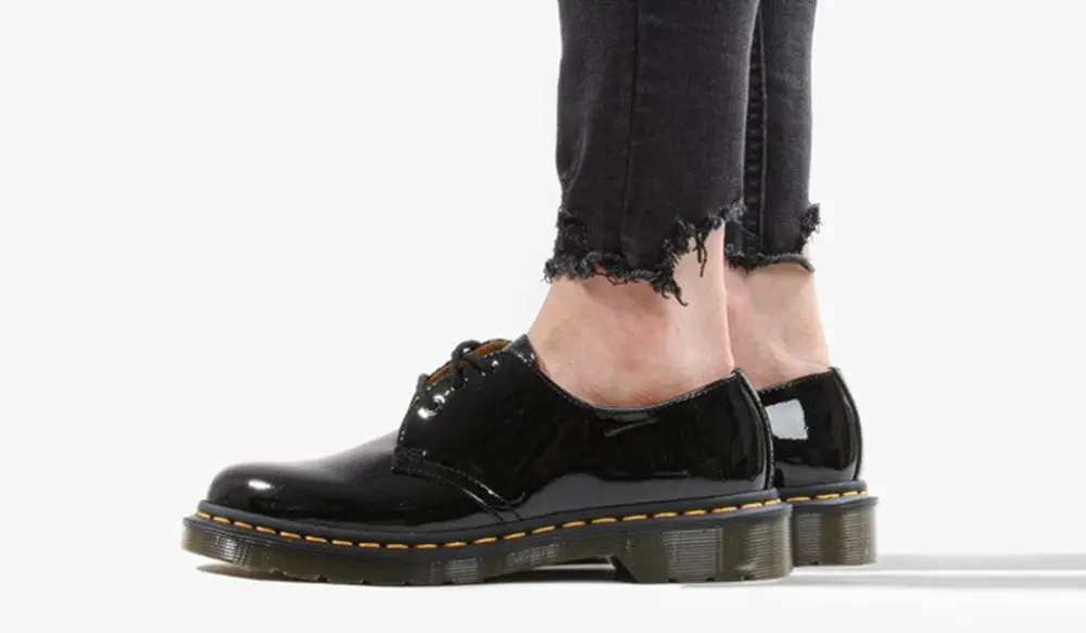 Alternative view of Giày Dr. Martens 1461 Black Patent Lamper 10084001