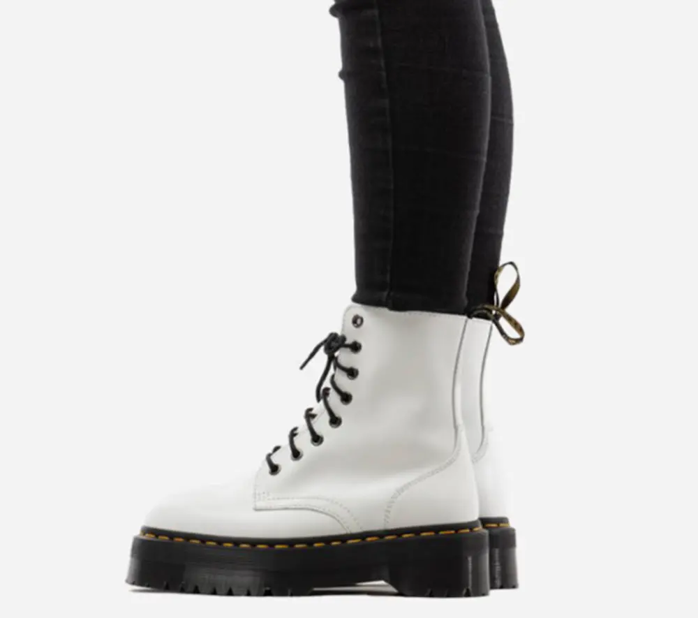 Alternative view of Giày Dr.Martens JADON Polished Smooth White 15265100