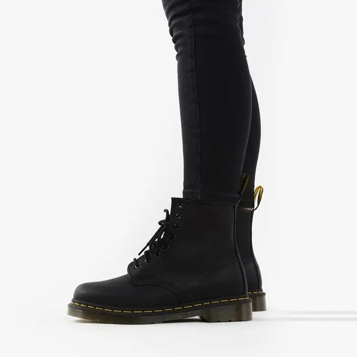 Alternative view of Giày Dr. Martens 1460 Greasy 'Black' 11822003
