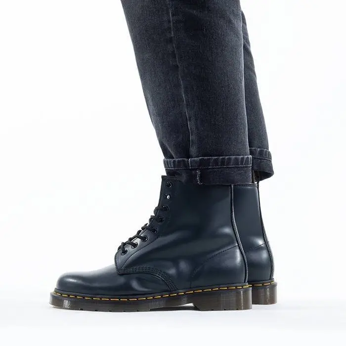 Giày Dr. Martens 1460 8 Eye Navy Smooth Boots 11822411 - Ảnh 5