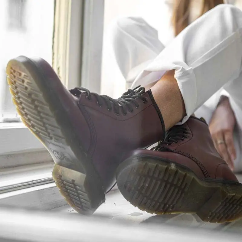 Giày Dr. Martens 1460 Smooth Boot 'Cherry Red' 10072600 - Ảnh 3