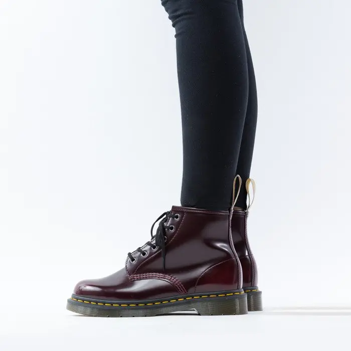 Giày Dr. Martens Vegan 101 Ankle Boot 'Cherry Red' 23985600 - Ảnh 4