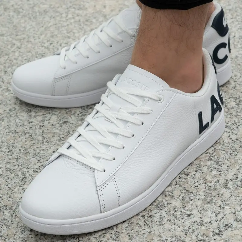 Giày Lacoste Men's Carnabi Evo 120 White Sneakers 739SMA0052-042 - Ảnh 3