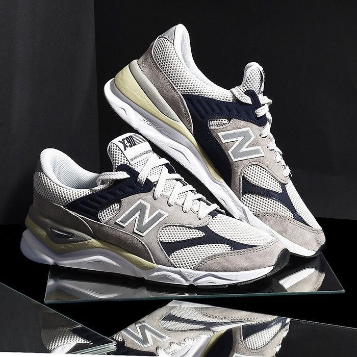 Giày New Balance X90 'Grey Navy' MSX90RPB - Ảnh 3