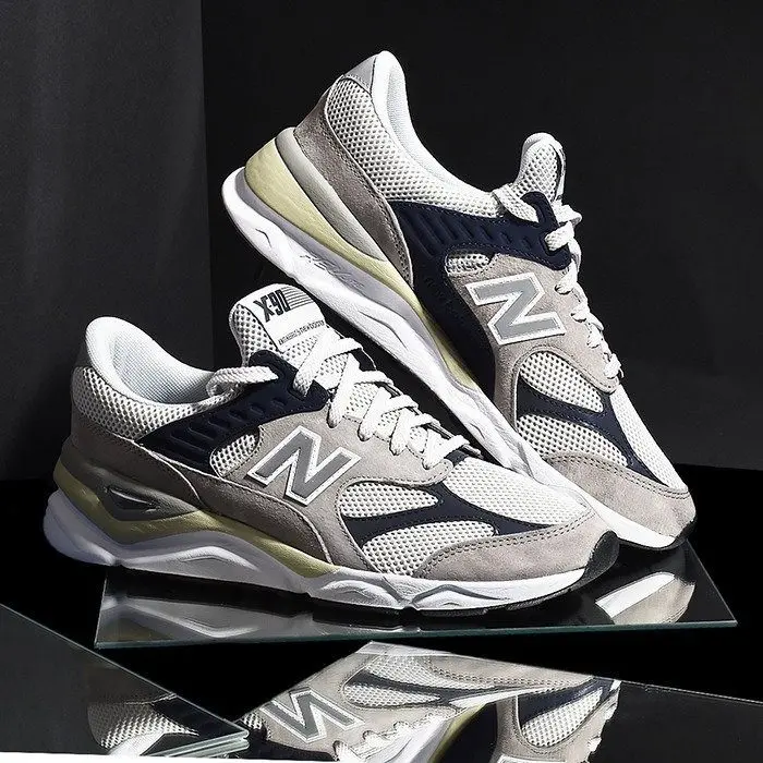 Giày New Balance X90 'Grey Navy' MSX90RPB - Ảnh 3