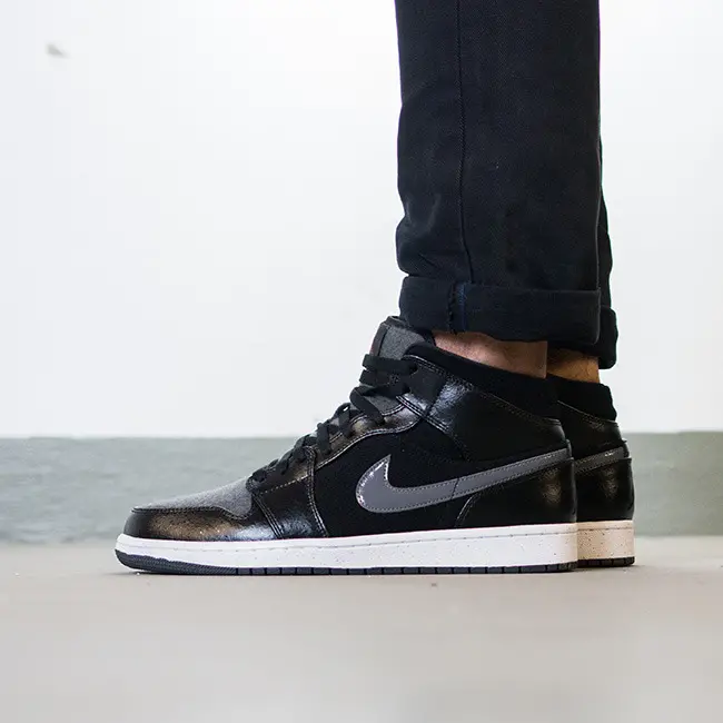 Giày Nike Air Jordan 1 Retro Mid SE 'Winterized' 852542-001 - Ảnh 4