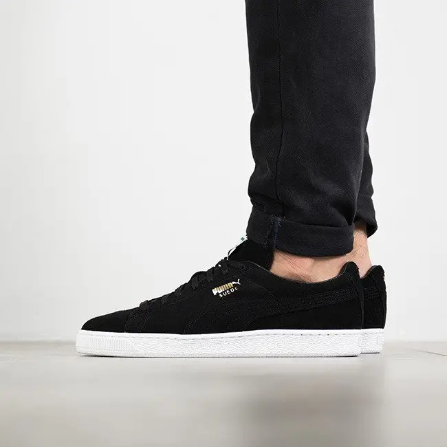 Alternative view of Giày Puma Suede Classic Metal Badge 'Black White' 370081-01