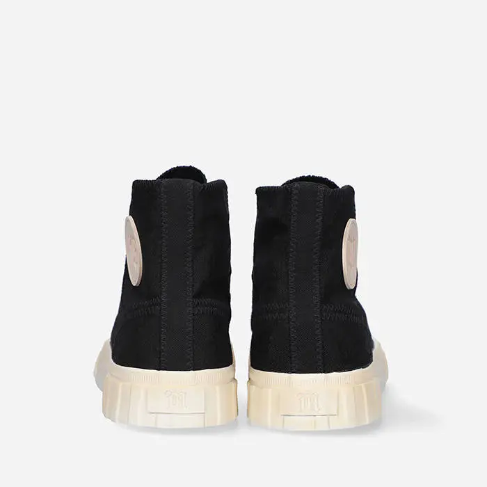 Giày MSIBHV Army Sneaker High Monogram 'Black' 3121BM607 - Ảnh 3