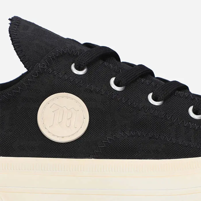 Giày MSIBHV Army Sneaker Low Monogram 'Black' 3121BM608 - Ảnh 4