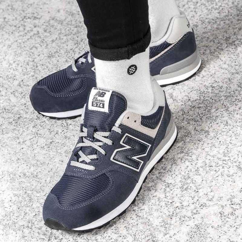 Giày New Balance 574 Kids 'Navy' GC574GV - Ảnh 2