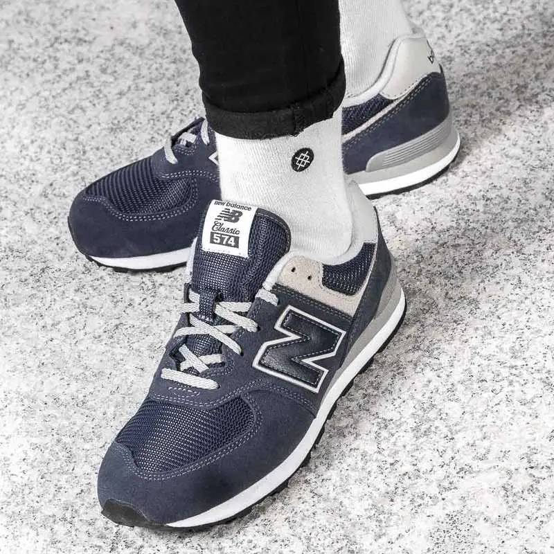 Alternative view of Giày New Balance 574 Kids 'Navy' GC574GV