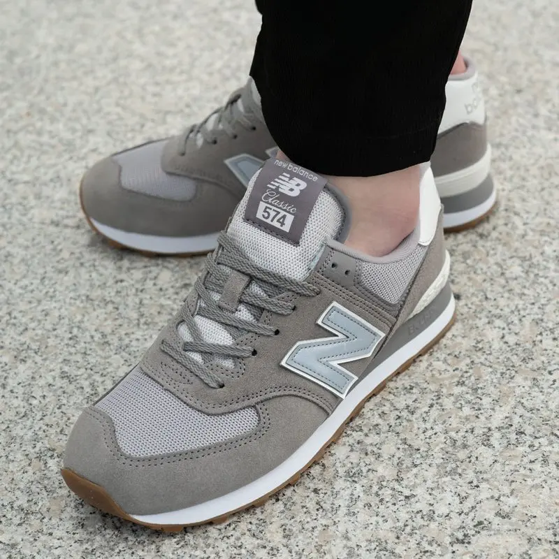 Giày New Balance 574 Grey ML574SPU - Ảnh 3