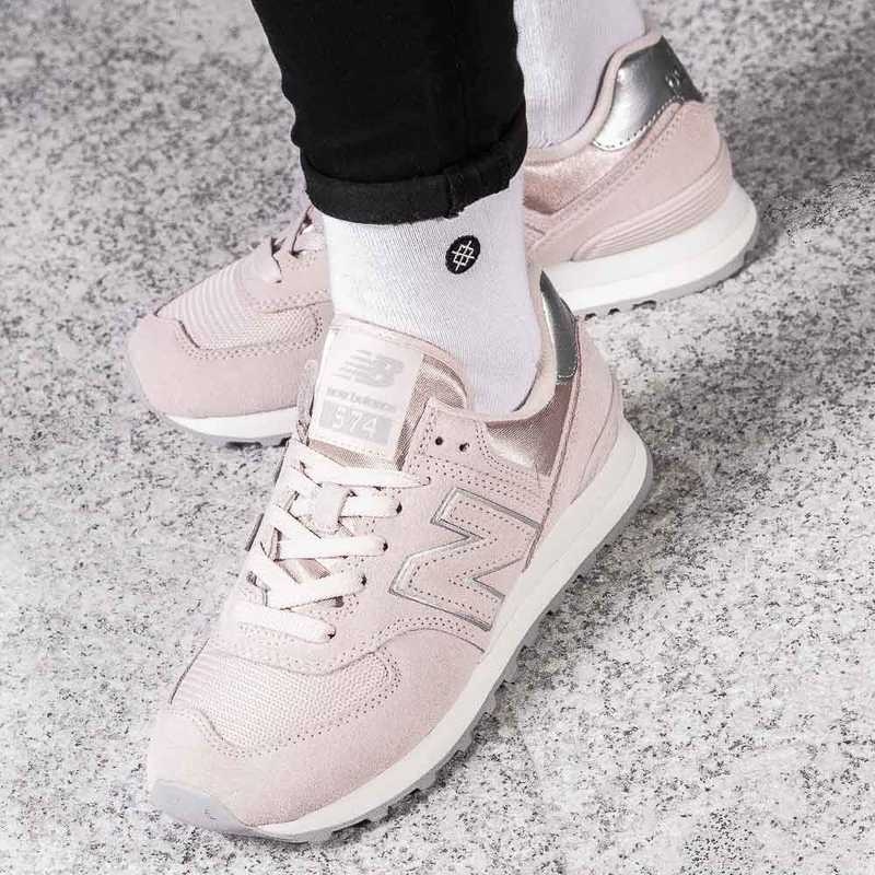 Giày New Balance Wmns 574 Oyster Pink WL574OPS - Ảnh 7