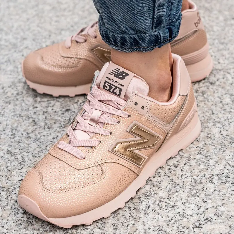 Giày New Balance Wmns 574 Trainer In Peach WL574SOJ - Ảnh 6