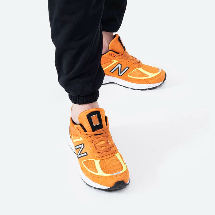 Giày New Balance 990v5 Made in USA ‘Orange’ M990OH5 - Ảnh 2