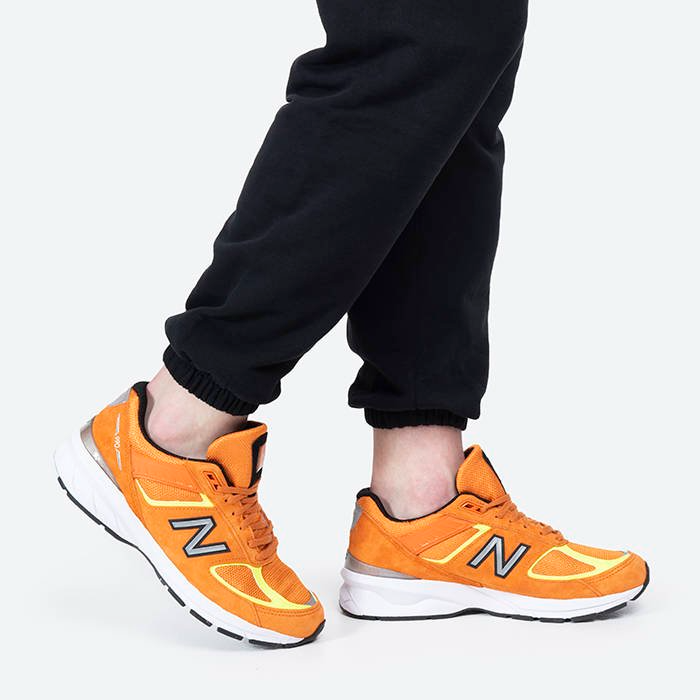 Giày New Balance 990v5 Made in USA ‘Orange’ M990OH5 - Ảnh 3