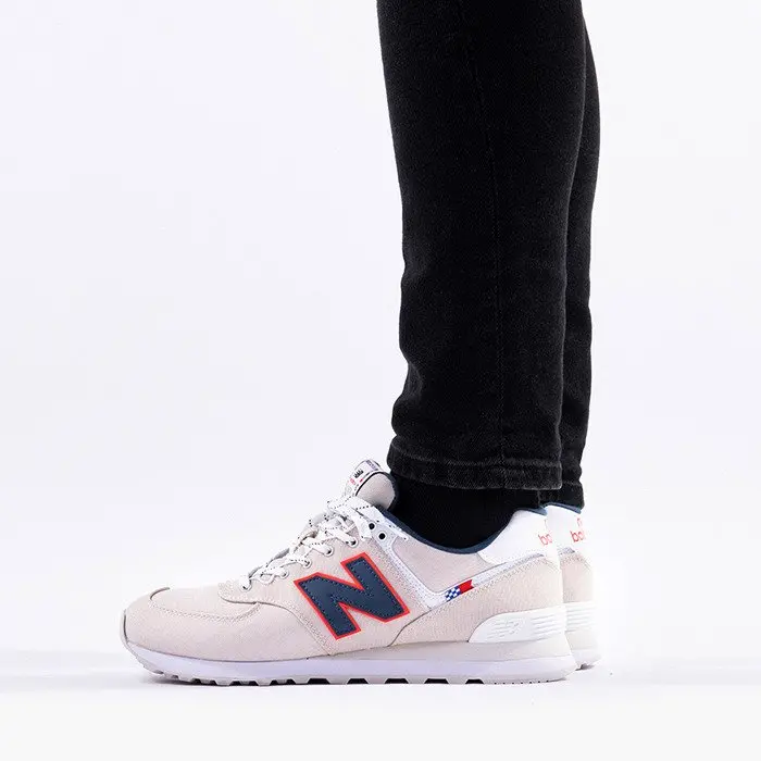 Alternative view of Giày New Balance 574 'Grey White' ML574SOM