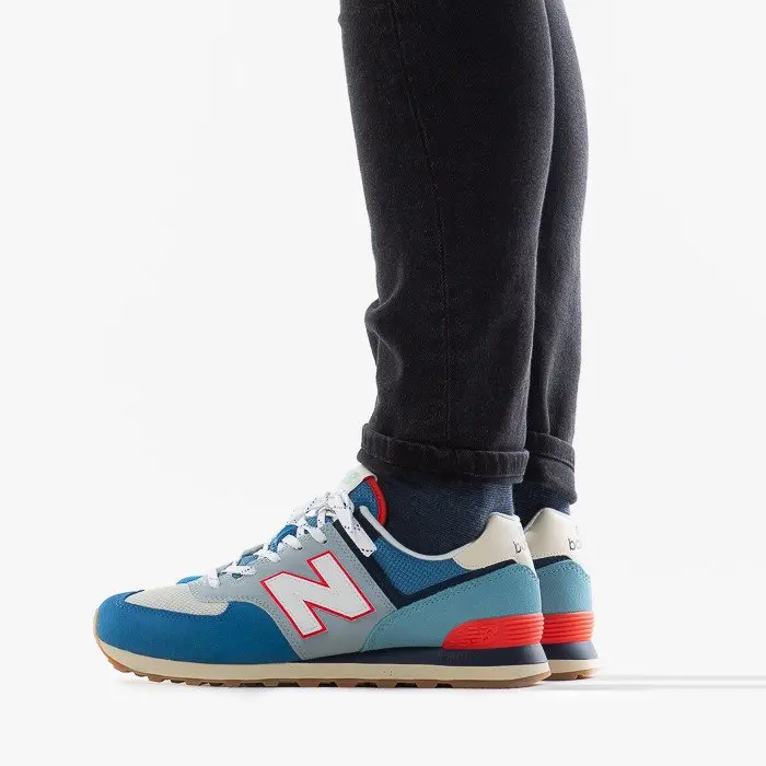 Giày New Balance 574 Mako Blue Turtle Dove ML574SOS - Ảnh 5