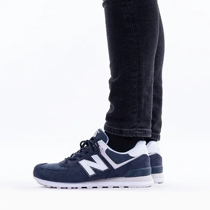 Giày New Balance 574 Fleece 'Navy' ML574SPZ - Ảnh 3