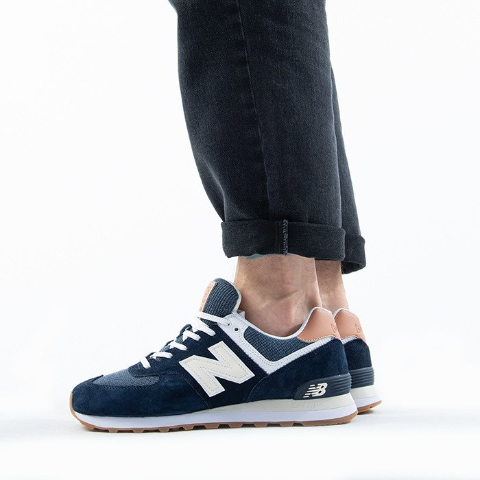 Giày New Balance 574 Natural Indigo Mahogany ML574TYA - Ảnh 3