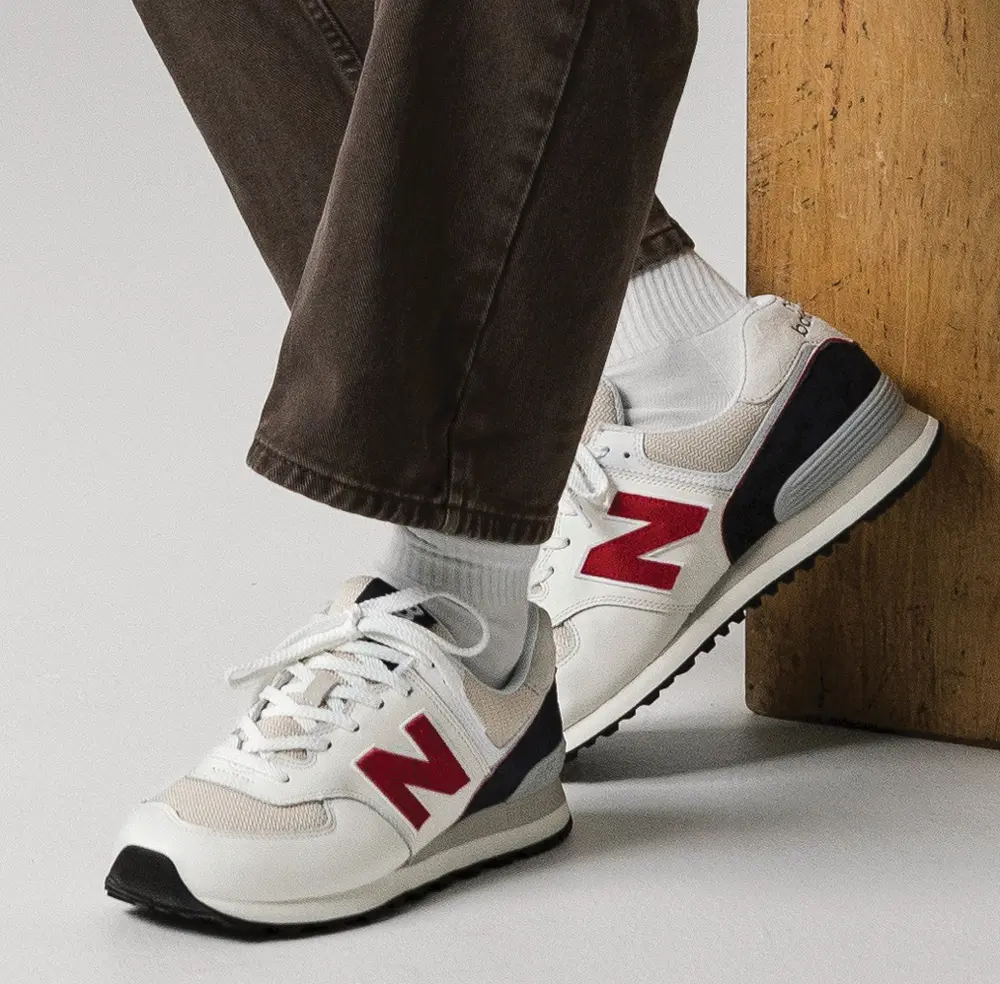 Giày New Balance 574 'Sea Salt Navy' ML574WN2 - Ảnh 3