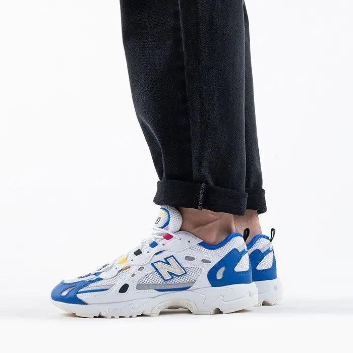Alternative view of Giày New Balance ‘White Cobalt Blue’ ML827AAP