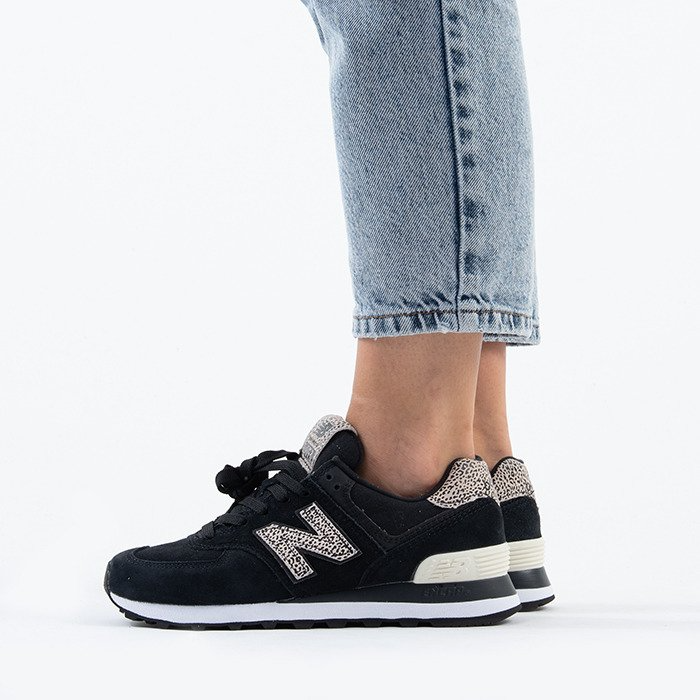 Giày New Balance Wmns 574 'Cheetah Print - Black Angora' WL574ANC - Ảnh 7
