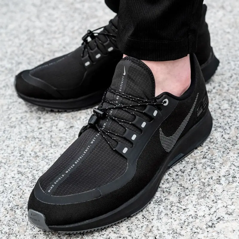 Giày Nike Air Zoom Pegasus 35 Shield 'Triple Black' AA1643-002 - Ảnh 5