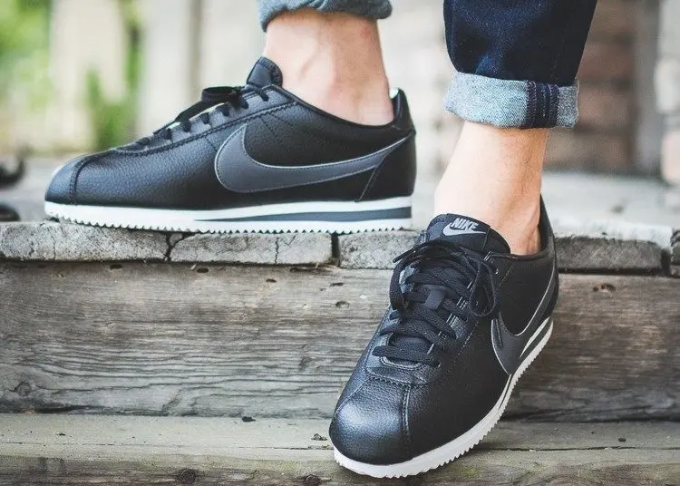 Giày Nike Classic Cortez Leather 'Anthracite' 749571-011 - Ảnh 3