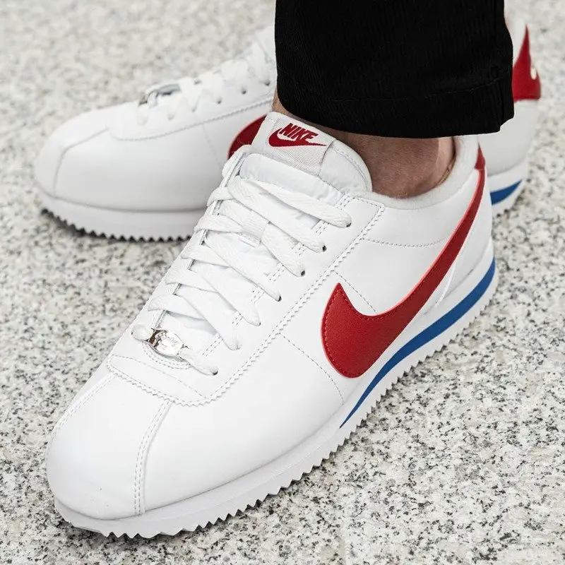 Giày Nike Cortez Basic 'Forrest Gump' 819719-103 - Ảnh 5