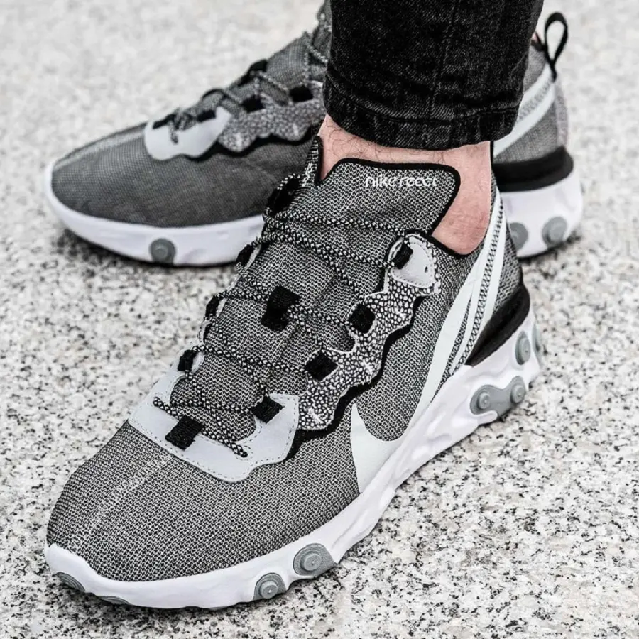Alternative view of Giày Nike React Element 55 'Wolf Grey' CD2153-100