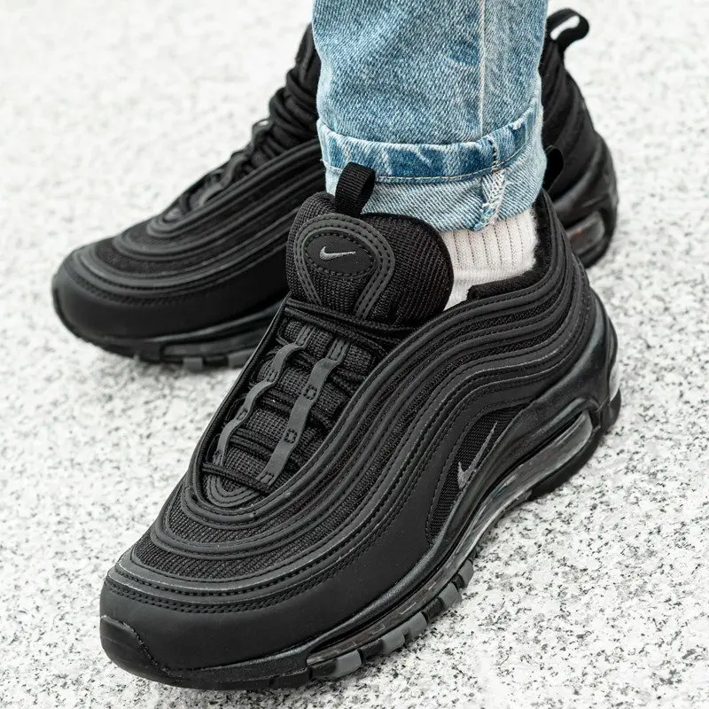 Giày Nike Air Max 97 'Triple Black' 921733-001 - Ảnh 5