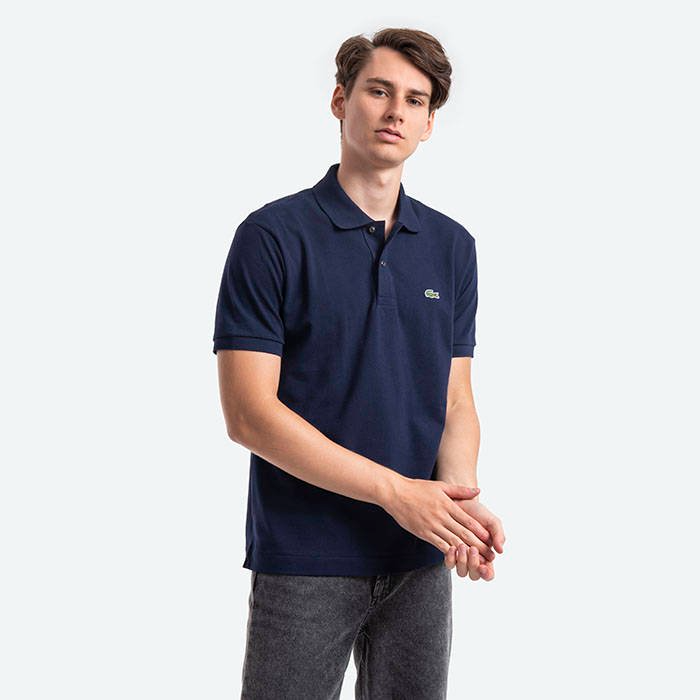 Áo Lacoste Men's Classic Fit L1212 Polo 'Navy Blue' L1212-166 - Ảnh 2