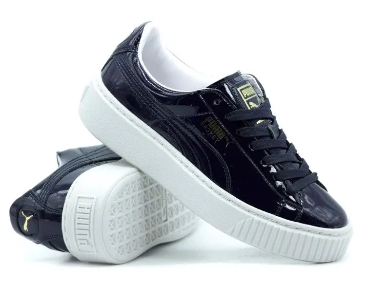 Giày Puma Wmns Basket Platform 'Patent Peacoat' 363314-03 - Ảnh 7